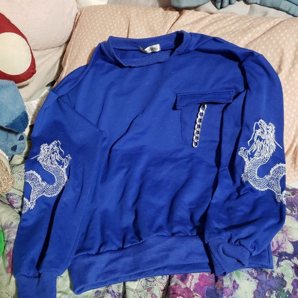 Zen Embroidered Dragon Sweatshirt - Picture 2 of 4